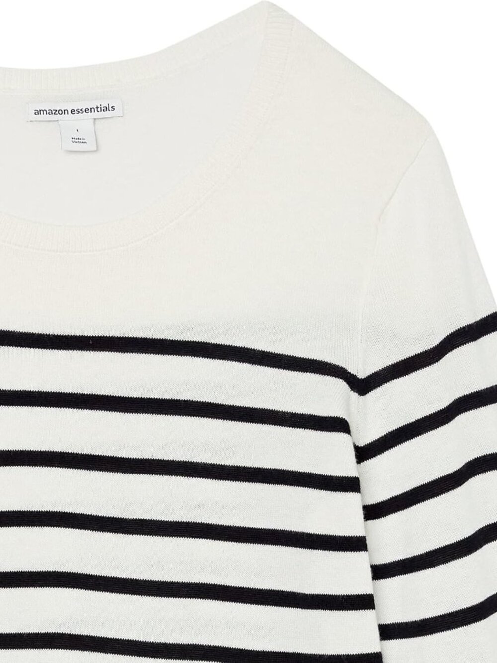 Women's Long-Sleeve Lightweight Crewneck Sweater, Flattering Available in Plus S - Picture 6 of 7